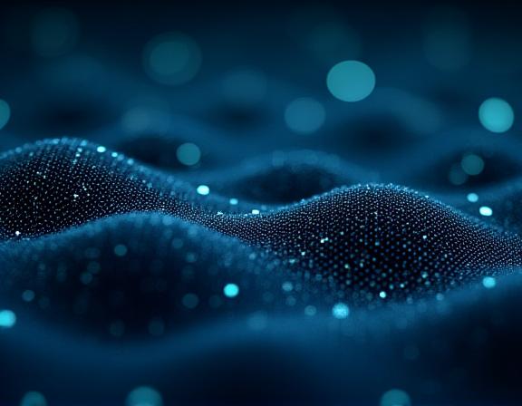 Abstract mathematical visualization representing unique digital fingerprints for design security